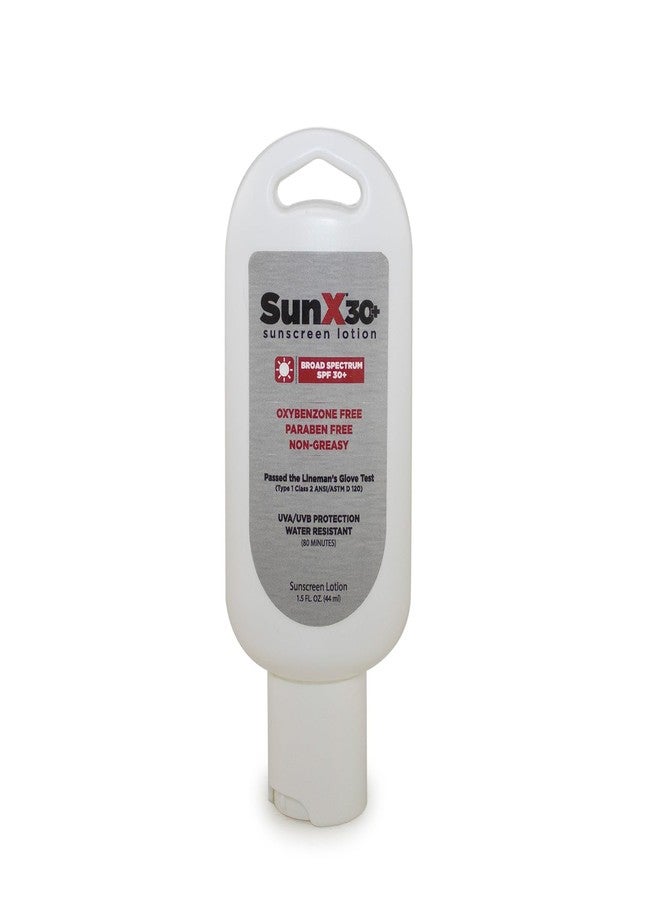 CoreTex Sun X 30+ SPF Broad Spectrum Sunscreen Lotion - 1.5oz Tottle of Paraben, Oxybenzone, Octinoxate, & Oil Free Sunscreen - No White Cast and Water Resistant Up to 80 Minutes - Image 1